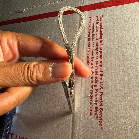 Random ATM Grabber, October is Breast Cancer Awareness Month Silver Handcrafted - Picture 3 of 15